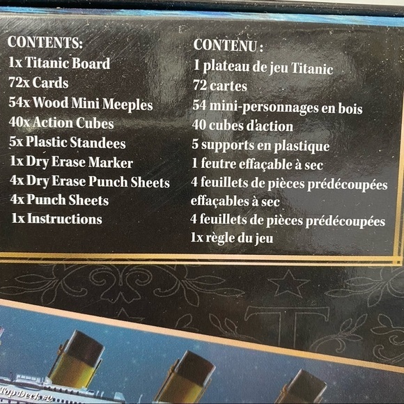 Titanic the Movie Board Game Ages 12+ - Picture 5 of 6